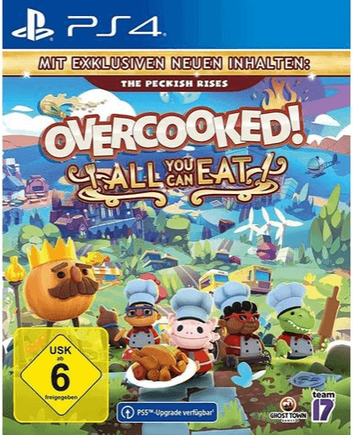 Overcooked: All You Can Eat box art for Playstation 4